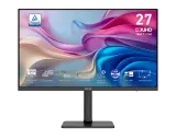 MSI Modern MD272UPHG 27" 16:9 UHD(3840x2160) IPS Flat,4ms(GTG),HDR 400,1000:1,100M:1,400nit,178/178,2xHDMI,DP,USB Type-C,Speaker,Tilt,Swivel,Height,Pivot,60Hz,Black,1y war-ty Image