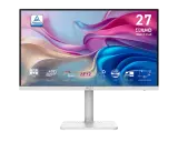 MSI Modern MD272UPHW 27" 16:9 UHD(3840x2160) IPS Flat,4ms(GTG),HDR 400,1000:1,100M:1,400nit,178/178,2xHDMI,DP,USB Type-C,Speaker,Tilt,Swivel,Height,Pivot,60Hz,White,1y war-ty Image