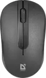 Мышь Defender Hit MM-495 черный оптическая 1600dpi беспров. USB для ноутбука 2but (52495) Image