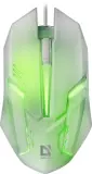 Мышь Defender Cyber MB-560L белый оптическая 1600dpi USB для ноутбука 2but (52561) Image