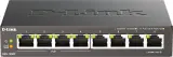 D-Link Неуправляемый PoE-коммутатор, 8x1000Base-T (4x1000Base-T PoE), PoE-бюджет 80 Вт, корпус металл Image