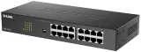 D-Link Неуправляемый коммутатор, 16x1000Base-T, DIP-переключатель, защита от статического электричества до 1 кВ Image
