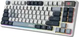 Keyboard MSI FORGE GK600 TKL, Wireless, Mechanical Linear Switches, RGB LED, 4000mA/h, Sky Image