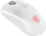 мышь беспроводная Mouse MSI VERSA 300, Wireless, 60g, DPI 8000, Symmetrical design, white Image