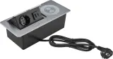 Розетка Cactus CS-SOCKET-USBA/C-WLESS для столешницы 26.5x11.8x6.5см серебристый Image