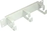 Кабельный органайзер вертикальный Lanmaster TWT-CBW10-ORG-1U-GY кольца 1U шир.:10" (упак.:1шт) Image