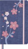 Блокнот Moleskine LIMITED EDITION SAKURA LESU08QP060 Large 130х210мм обложка текстиль 176стр. линейка синий 2025 Image