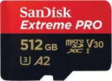 Флеш карта microSDXC 512GB Sandisk SDSQXCD-512G-GN6MA Extreme Pro + adapter Image