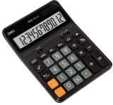 Калькулятор настольный Deli Askend EM333 черный 12-разр. Image