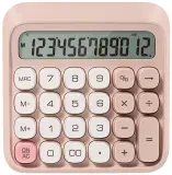 Калькулятор настольный Deli EM36 PINK розовый 12-разр. Image