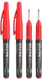 Набор маркеров перманентных Deli SK212 SK212 RED удл. пиш. наконечник 2.8мм водостойкий 1цв. красный коробка картонная (4шт.) Image