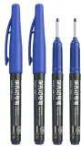 Набор маркеров перманентных Deli SK212 SK212 BLUE удл. пиш. наконечник 2.8мм водостойкий 1цв. синий коробка картонная (4шт.) Image