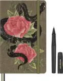 Набор Moleskine Limited Edition Year of the snake Roses блокнот/ручка/под.коробка руч.:перьевая Image