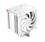 DEEPCOOL AK500 DIGITAL PRO WH LGA20XX/1700/1200/115X/AM5/AM4 (9шт/кор, TDP 240W, PWM, Fan 120mm, 5 тепл. трубок, ARGB, белый) RET Image