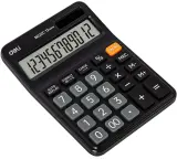 Калькулятор настольный Deli Askend EM222C черный 12-разр. Image
