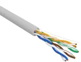 Кабель информационный Rexant PRO 02-0004 кат.5E UTP 4 пары 24AWG нг(А)-HF внутренний 305м серый Image