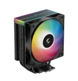 DEEPCOOL AG400 BK ARGB V2 LGA1851/1700/1200/115X/AM5/AM4 (18шт/кор, TDP 220W, PWM, ARGB Fan 120mm, 4 тепл. трубки, черный) RET Image