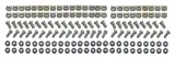 Монтажный комплект Systeme Electric Монтажный комплект, серия Uniprom, M6 (винт, шайба, гайка с защелкой), упаковка 50 шт. Image