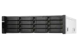 Системы хранения данных QNAP ENTERPRISE 3U/16bay dual controller QC 2,2Ghz/64Gb(upto512Gb)/upto 128HDD with TL-R1620Sdc/SAS(3,5" 2,5")/4xUSB3.2/4xExpslot/6xGbE 8x10Gb(SFP+)/iSCSI/2xPS/rail incl/5YW ES1686dc-EU-RU Image