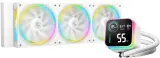 Система водяного охлаждения Deepcool LQ360 Wh ARGB Soc-AM5/AM4/1200/1700/1851 белый 4-pin 38.71dB Al LCD 350W 1840gr Ret (R-LQ360-WHDSMC-G-1) Image