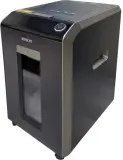 Шредер Office Kit SA200M1,9х10 черный/серый с автоподачей (секр.P-5) фрагменты 220лист. 40лтр. скобы пл.карты Image