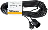 Удлинитель силовой PROconnect PROc-Uc (11-7115) 2x0.75кв.мм 1розет. 20м ПВС 6A без катушки черный Image