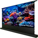 Экран Cactus 148x263см FloorRising CS-PSFRCLR-263X148 16:9 напольный рулонный черный (моторизованный привод) Image