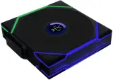 Вентилятор для корпуса Lian-Li Uni Fan TL Wireless LCD 120 LCD ARGB 120х124.5x28 черный 4-pin 27дБ (G99.12TLLCD1W1B.R0) Ret Image