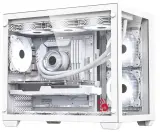 Корпус Bloody BD-CC108 белый без БП mATX 9x120mm 2xUSB3.0 audio bott PSU Image