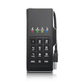 USB 3.0 внешний мини-диск М2 500 Гб  с ПИН-кодом размером с кредитную  карту и функцией аппаратного  шифрования AES256. DataLock PRO М2 500 Гб Image