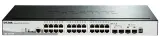 Коммутатор D-Link DGS-1510-28P/A1A 24x1Гбит/с 2SFP 2SFP+ 24PoE 193W управляемый Image