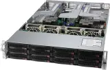 Supermicro Super Server 2U 620U-TNR noCPU(2)Scalable/TDP 270W/no DIMM(32)/ SATARAID HDD(4)LFF+8(SFF)/2x10GbE SFP+(with transceiver) /2x2000W Image