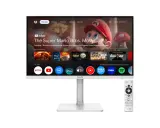 MSI Modern MD272UPSW 27" 16:9 UHD(3840x2160) IPS Flat,4ms(GTG),1000:1,100M:1,300nits,1xHDMI,1xDP,1xUSB-C,2xUSB-A,1xRJ45,Speaker,Tilt,Swivel,Height,Pivot,60Hz,White,1y war-ty Image