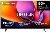 Телевизор LED Hisense 43" 43A6Q Frameless черный 4K Ultra HD 60Hz DVB-T DVB-T2 DVB-C DVB-S DVB-S2 USB WiFi Smart TV Image