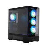 ZALMAN P40 DS, ATX, BLACK, WINDOW, 9.1-inch LCD screen, 2xCombo(2.5” or 3.5”), 1x2.5”, 1xUSB TYPE-C, 2xUSB3.0, SIDE 3x120mm ARGB, REAR 1x120mm ARGB Image