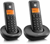 Р/Телефон Dect Motorola E202 черный (труб. в компл.:2шт) АОН Image