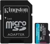 Флеш карта microSDXC 256GB Kingston SDCG4/256GB Canvas Go! Plus A2 + adapter Image