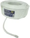 Кабель Premier CONNECT-AV RG-6/U CCS WT 50м. белый (21-321 50) Image
