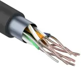 Кабель информационный Rexant 01-0146-1 кат.5E F/UTP 4 пары PE внешний 305м черный Image