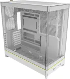 Корпус Montech HS02 белый без БП ATX 4x140mm 2xUSB3.0 audio bott PSU Image
