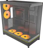 Корпус Montech HS02 PRO черный без БП ATX 4x140mm 2xUSB3.0 audio bott PSU Image