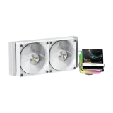 Ocypus Sigma L24 PRO WH, 240mm, LCD Pump, 2x120mm FDB fans, LGA115X/1200/1700/18XX, AM4/AM5
