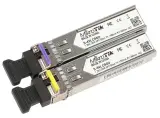 Модуль MikroTik Pair of SFP modules, S-45LC80D (1.25G SM 80km T1490nm/R1550nm, Single LC-connector) + S-54LC80D (1.25G SM 80km T1550nm/R1490nm, Single LC-connector) Image