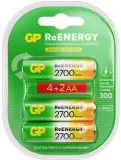 Аккумулятор GP 270AAHC4/2RGY-2CRCB6 AA NiMH 2700mAh (6шт) блистер Image