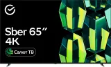 Телевизор LED Sber 65" SDX-65U4121 Салют ТВ черный 4K Ultra HD 60Hz DVB-T DVB-T2 DVB-C DVB-S DVB-S2 USB WiFi Smart TV Image