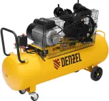 Компрессор поршневой Denzel BCV2300/100 масляный 440л/мин 100л 2300Вт желтый/черный Image