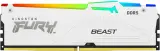Память DDR5 16GB 5200MHz Kingston KF552C36BWEA-16 Fury Beast White Expo RGB RTL Gaming PC5-41600 CL36 DIMM 288-pin 1.25В kit single rank с радиатором Ret Image