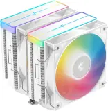 Устройство охлаждения(кулер) Deepcool AG620 Wh V2 ARGB Soc-AM5/AM4/1200/1700/1851 белый 4-pin 15-29dB Al+Cu 260W 1330gr Ret (R-AG620-WHAMMN-GJD) Image