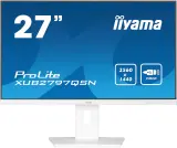 Монитор Iiyama 27" ProLite XUB2797QSN-W2 белый IPS LED 1ms 16:9 HDMI M/M матовая HAS Piv 1300:1 300cd 178гр/178гр 2560x1440 100Hz DP Quad HD 2K (1440p) USB 6.1кг Image
