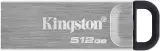 Флеш Диск Kingston 512GB DataTraveler Kyson DTKN/512GB USB3.2 серебристый/черный Image